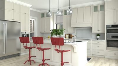 Image showing 8 th Carolina Chair & Table August Tractor Seat Stool with Back