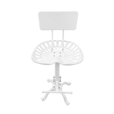 Carolina Chair & Table August Tractor Seat Stool with Back