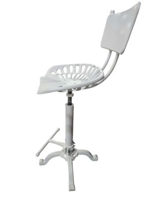Image showing  August Tractor Seat Stool with Back