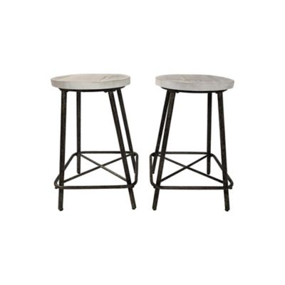 Image showing  Illona 24 in. Counter Height Stool, Set of 2