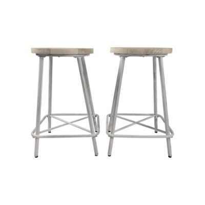 Image showing  Illona 24 in. Counter Height Stool, Set of 2