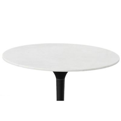 Image showing  Enzo 30 in. Round Marble Top Dining Table