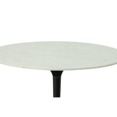 Image showing  Enzo 36 in. Round Marble Top Dining Table