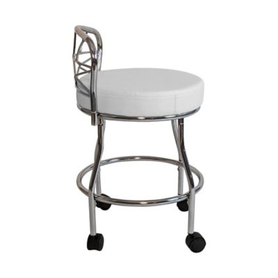 Image showing  Diana X-Back Vanity Bench with Casters