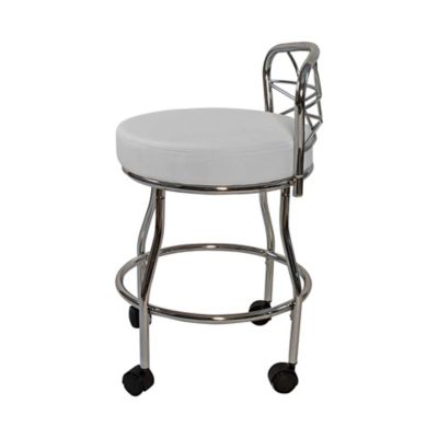 Image showing  Diana X-Back Vanity Bench with Casters