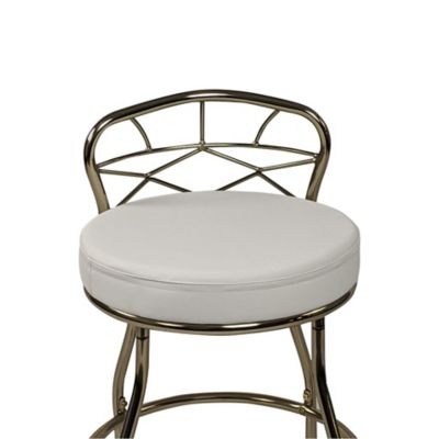 Image showing  Diana X-Back Vanity Bench with Casters