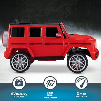 Image showing 5 th Kid Trax Electric Kids Luxury Mercedes Benz AMG G63 Car Ride-On Toy, 6 Volt, Remote Control, Ages 3-5 Years