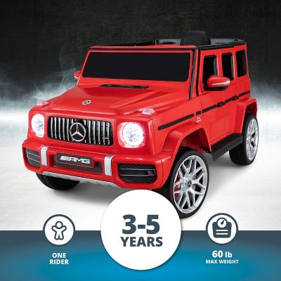 Image showing 6 th Kid Trax Electric Kids Luxury Mercedes Benz AMG G63 Car Ride-On Toy, 6 Volt, Remote Control, Ages 3-5 Years