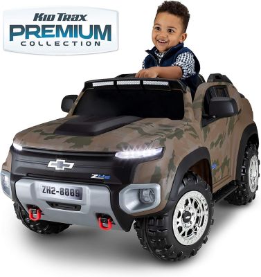 Image showing  Electric Kids Luxury Chevy Colorado Truck Ride-On Toy, 6 Volt, USB and MP3, Remote Control, Ages 3-5 Years