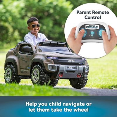 Image showing  Electric Kids Luxury Chevy Colorado Truck Ride-On Toy, 6 Volt, USB and MP3, Remote Control, Ages 3-5 Years