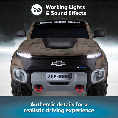 Image showing  Electric Kids Luxury Chevy Colorado Truck Ride-On Toy, 6 Volt, USB and MP3, Remote Control, Ages 3-5 Years