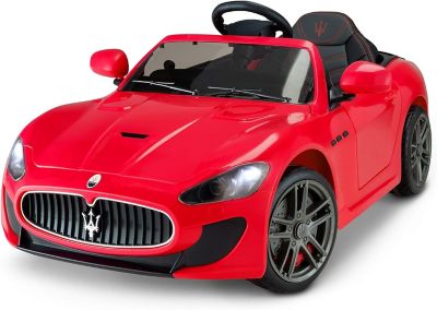 Kid Trax Electric Kids Luxury Maserati Convertible Car Ride-On Toy, 6 Volt Battery, Remote Control, Ages 3-5 Years