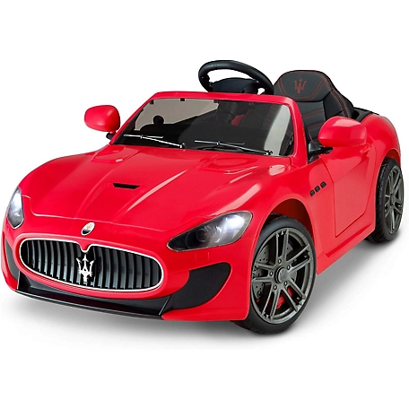 Kid Trax Electric Kids Luxury Maserati Convertible Car Ride-On Toy, 6 Volt Battery, Remote Control, Ages 3-5 Years