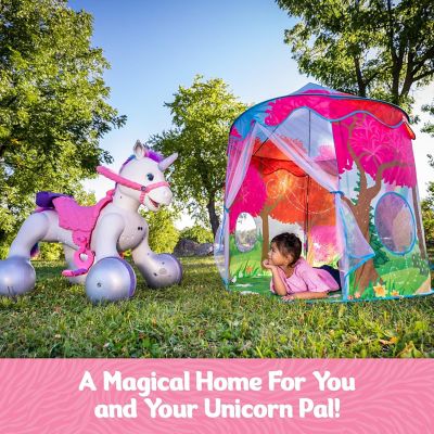 Image showing  Easy Pop Up Kids Magical Play Tent, Large Front and Rear Openings, Carry Case Included, Easy Storage