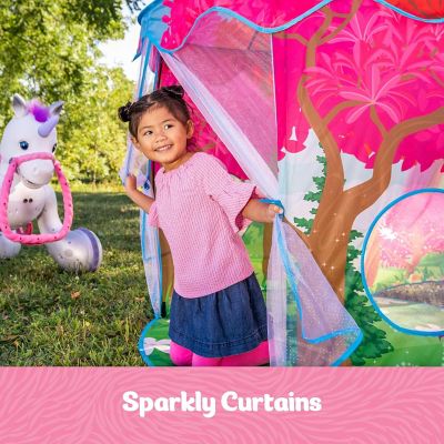 Image showing  Easy Pop Up Kids Magical Play Tent, Large Front and Rear Openings, Carry Case Included, Easy Storage