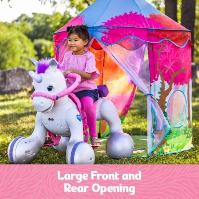 Image showing  Easy Pop Up Kids Magical Play Tent, Large Front and Rear Openings, Carry Case Included, Easy Storage