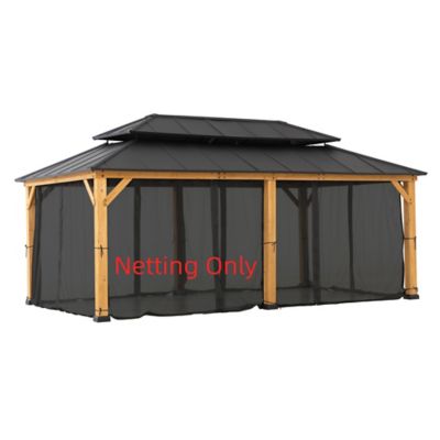 Image showing  Universal Mosquito Netting for 12 ft. x 20 ft. Gazebos