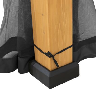 Image showing 5 th Sunjoy Universal Mosquito Netting for 12 ft. x 20 ft. Gazebos