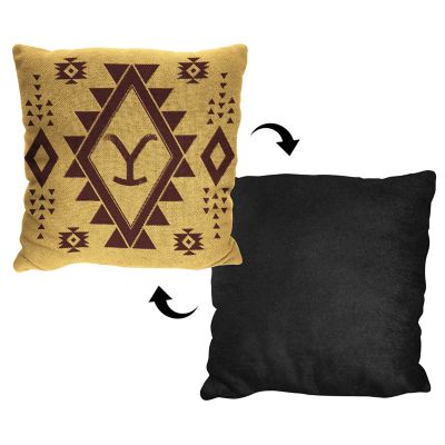 Image showing  Yellowstone Y Aztec Jacquard Pillow