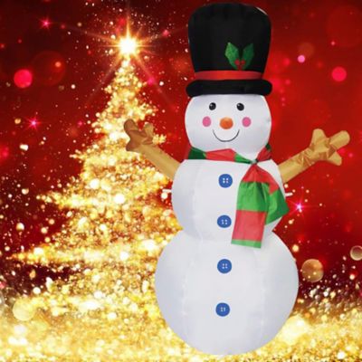 Image showing  4 ft. Snowman Inflatable Christmas Decoration