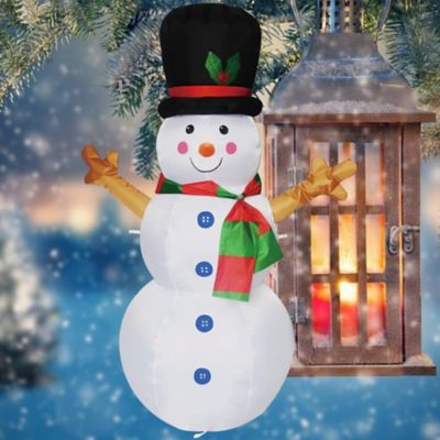 Image showing  4 ft. Snowman Inflatable Christmas Decoration