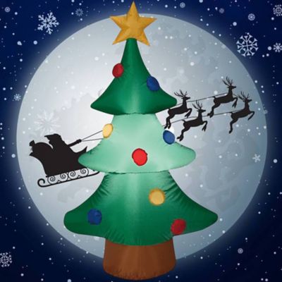 Image showing  4 ft. Christmas Tree Inflatable Christmas Decoration