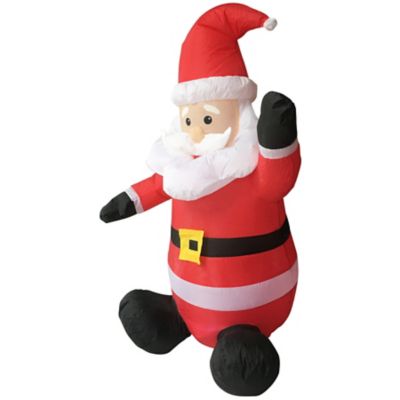 Image showing  4 ft. Santa Inflatable Christmas Decoration