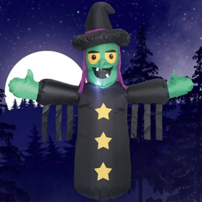 Image showing 5 th SUPERHUNTER 4 ft. Witch Inflatable