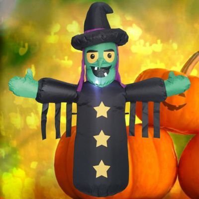 Image showing 7 th SUPERHUNTER 4 ft. Witch Inflatable