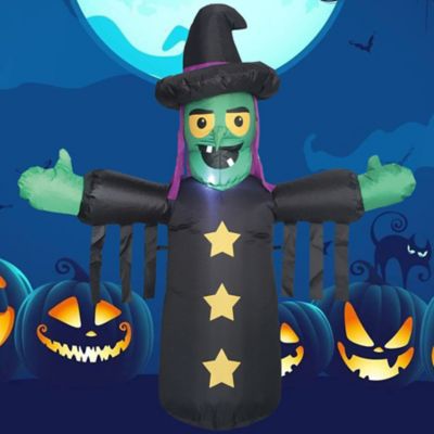 Image showing 8 th SUPERHUNTER 4 ft. Witch Inflatable