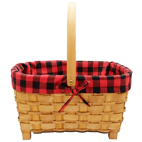 Red Shed Colonial Chair Basket With Collapsable Handle