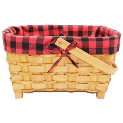 Red Shed Chair Basket With Liner