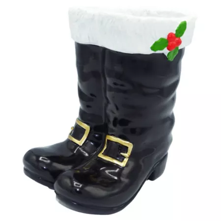 Red Shed Santa Boots Planter Planters