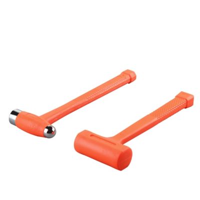 Ball Peen Hammer 24 Oz With Shock-Reducing Grip - Dead Blow Design, High Carbon Steel, For Metalwork & DIY