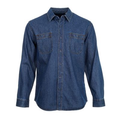 Ridgecut Men's Denim Long-Sleeve Work Shirt