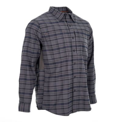 Image showing  Men's Performance Flannel Long-Sleeve Button-Down Shirt