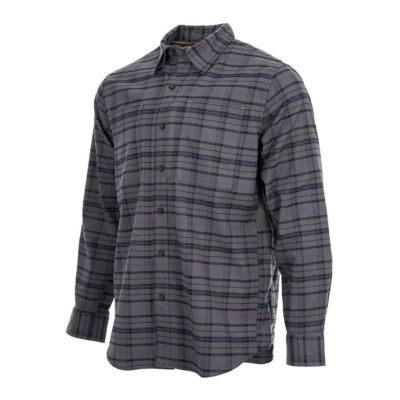 Image showing  Men's Performance Flannel Long-Sleeve Button-Down Shirt