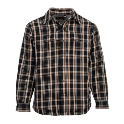 Ridgecut Men's Plaid Long-Sleeve Shirt Jacket