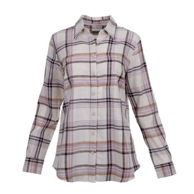 Ridgecut Women's Heritage Wash Plaid Long-Sleeve Shirt