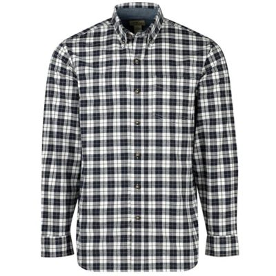 Blue Mountain Men's Long Sleeve Oxford Shirt