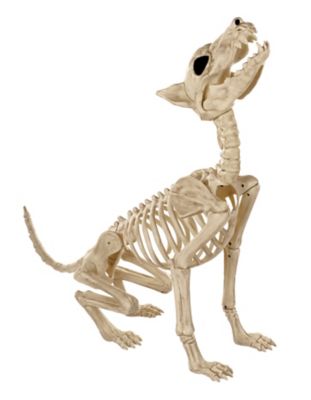 Red Shed Halloween Wolf Skeleton