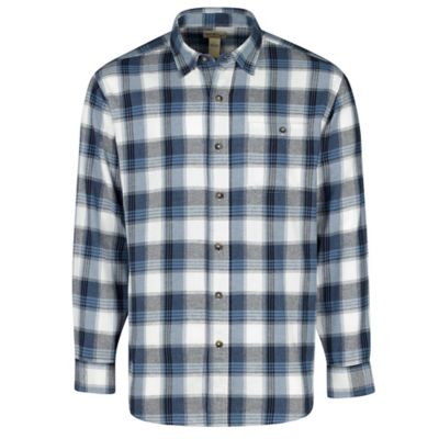 Image showing  Men's Long-Sleeve Button-Down Plaid Flannel Shirt