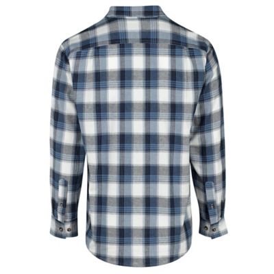 Image showing  Men's Long-Sleeve Button-Down Plaid Flannel Shirt
