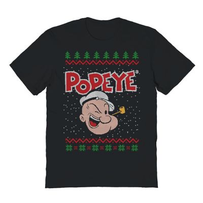 Popeye Xmas Pipe Holiday Christmas T-Shirt