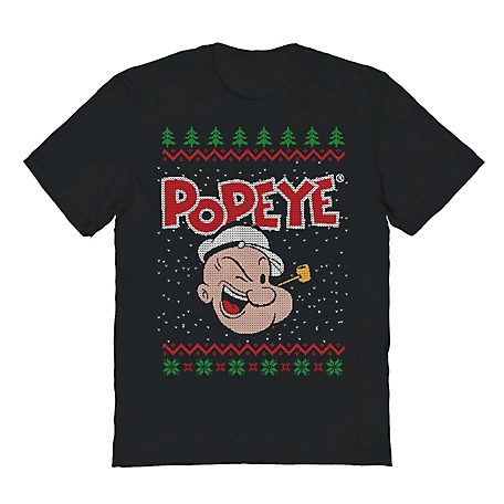 Popeye Xmas Pipe Holiday Christmas T-Shirt