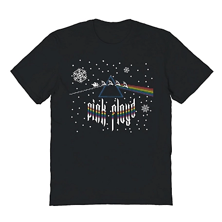 Pink Floyd Prism Snow Music Holiday Christmas T-Shirt