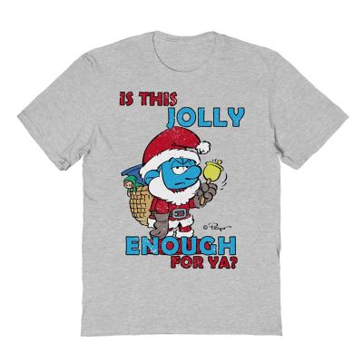 Smurfs Is This Jolly Enough Holiday Christmas T-Shirt