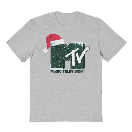 MTV Christmas Logo Christmas T-Shirt Men's T-Shirts