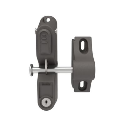 Barrette Outdoor Living Locking Gravity Latch Bronze (Two-Sided Key Entry)