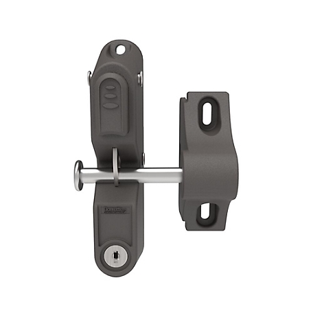 Barrette Outdoor Living Locking Gravity Latch Bronze (Two-Sided Key Entry)